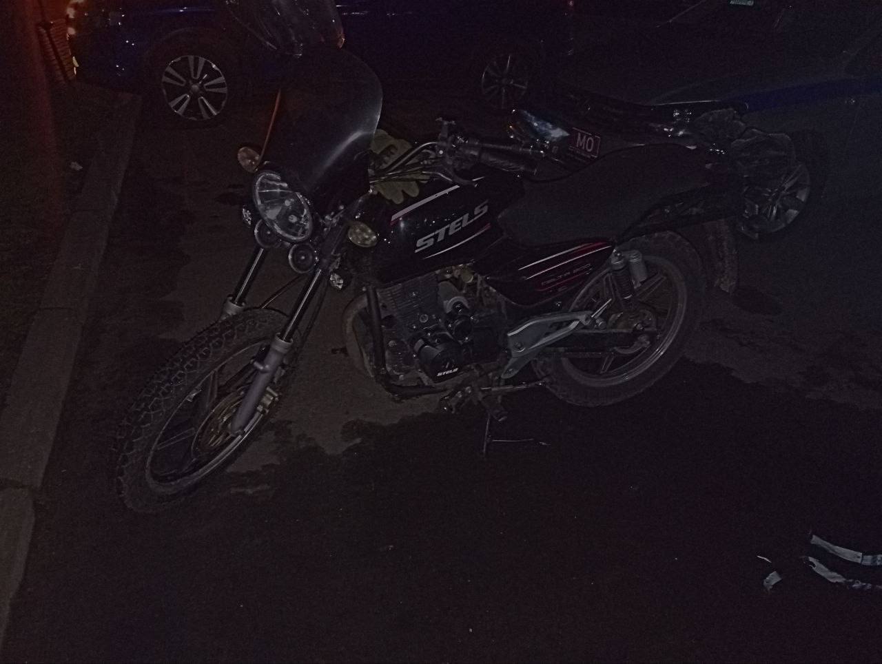 Вчера вечером в Борисове произошло ДТП с участием мотоциклиста