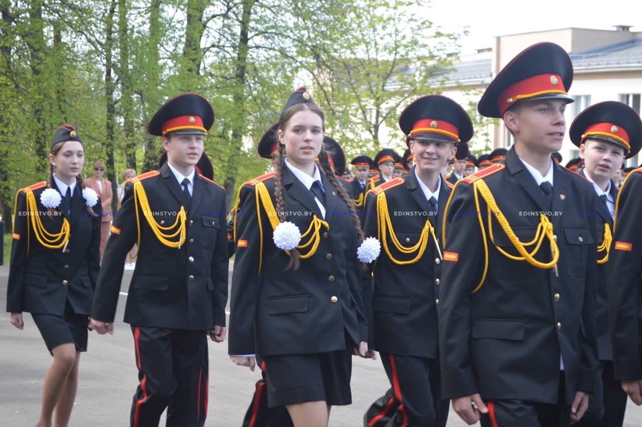 На Борисовщине выбрали победителей смотра-конкурса кадетской песни и строя