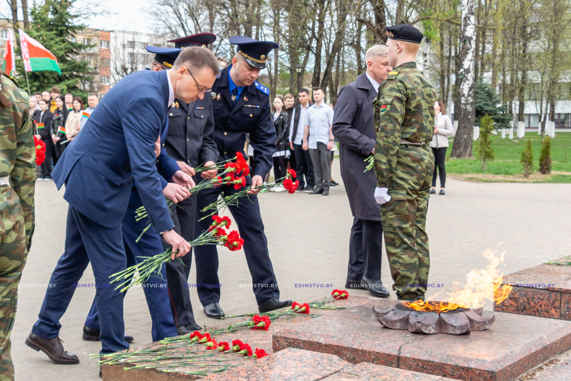 Борисовчане почтили память узников концлагерей