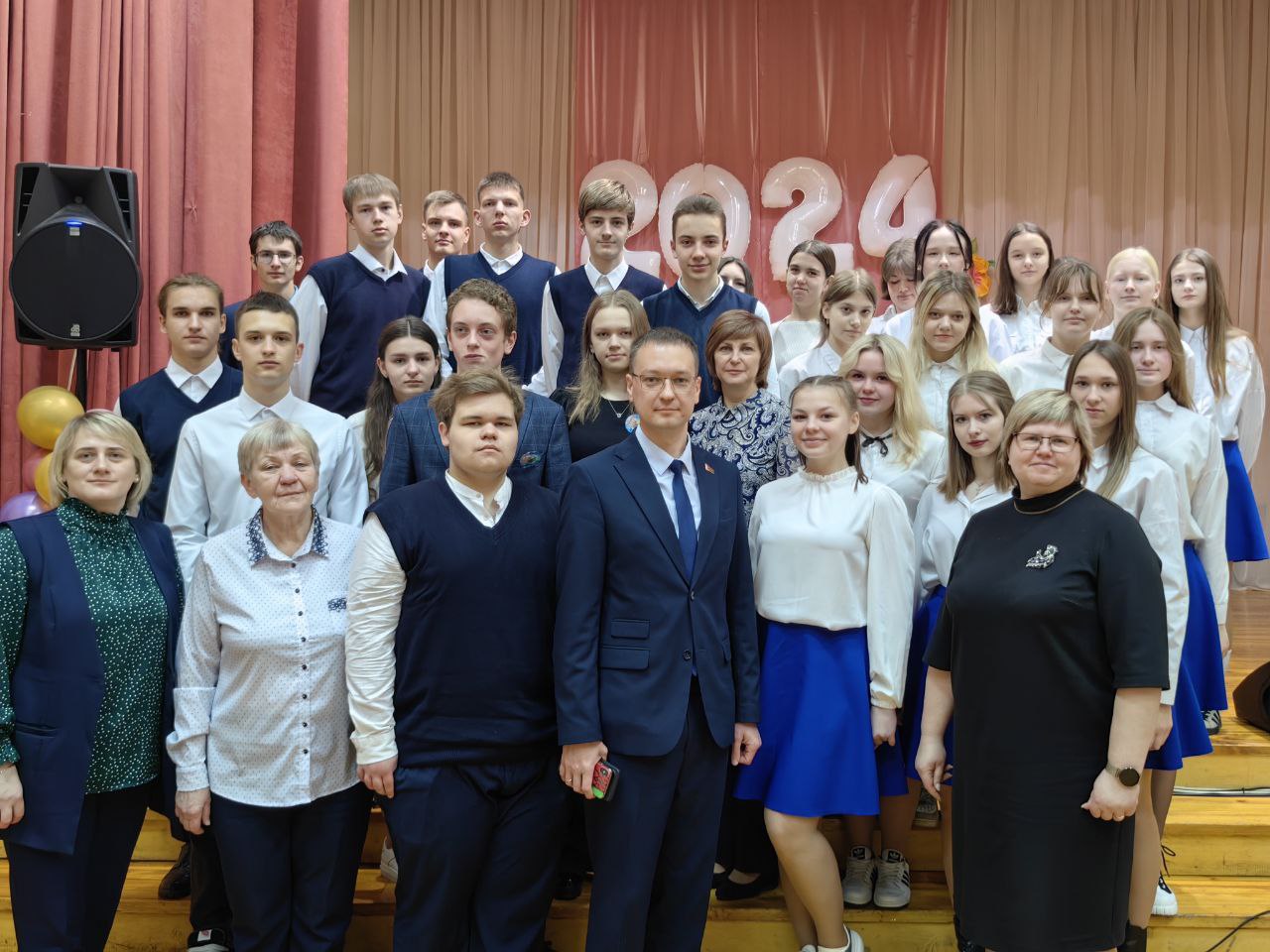 Первый заместитель председателя Борисовского райисполкома встретился со школьниками
