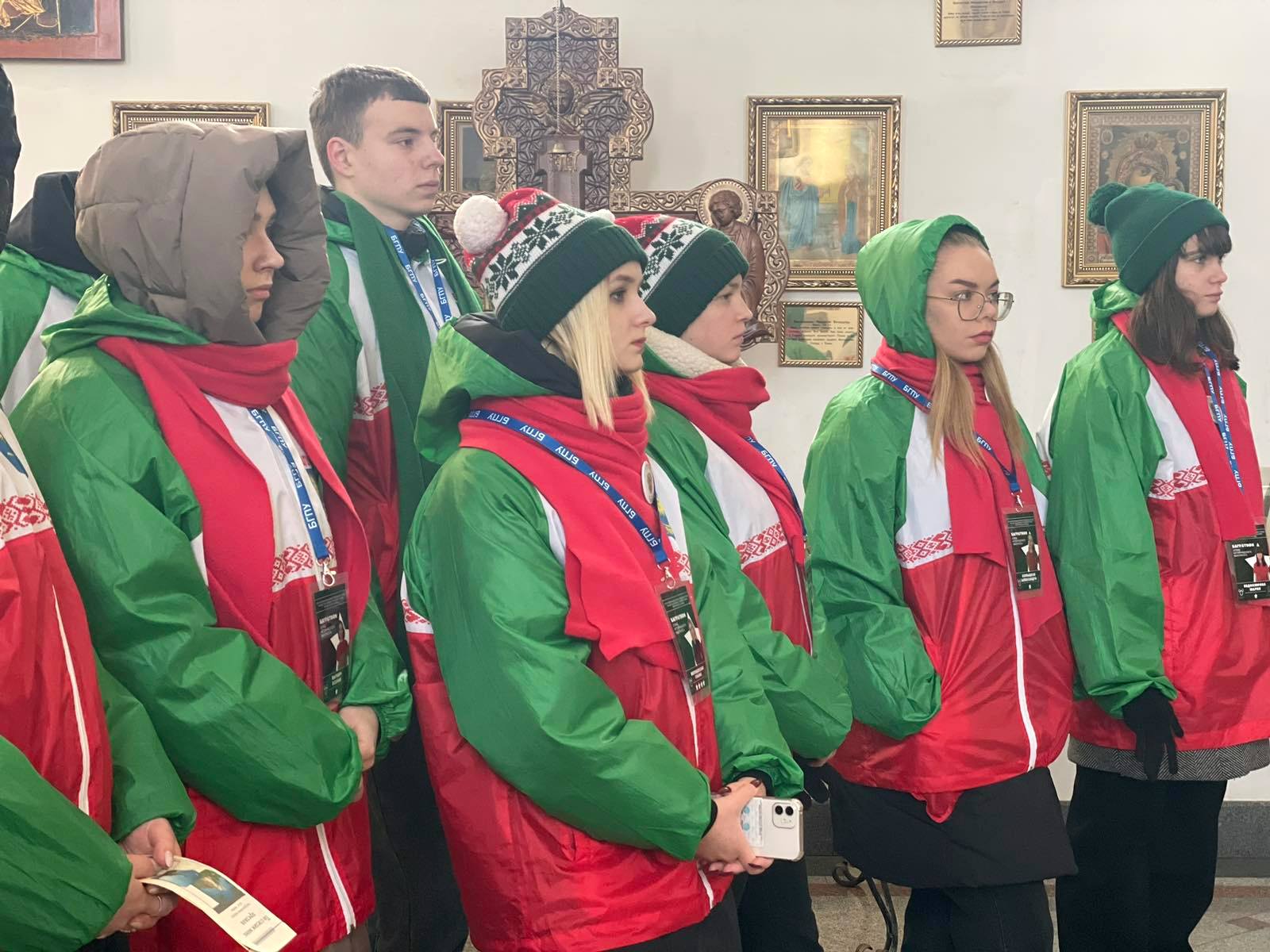 Участники «Звездного похода» посетили Зембинский храм и Лошницкую гимназию