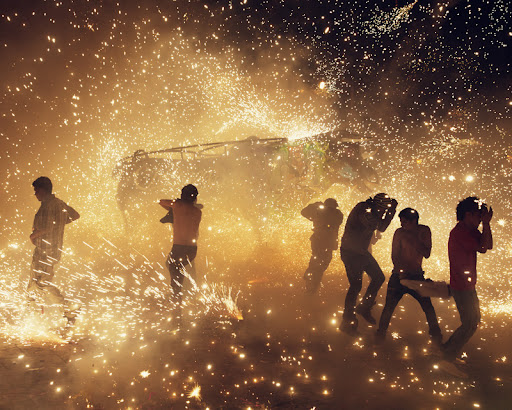 Огненное шоу: фестиваль пиротехники в мексиканском Тультепеке привлек более 100 тысяч туристов