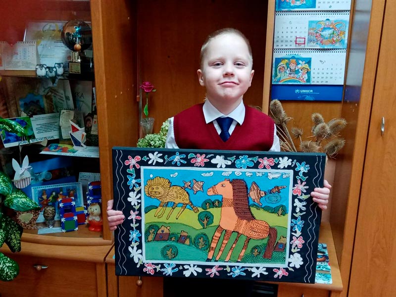 Коллекцию из десяти картин создали школьники из Борисова и стали лучшими в стране