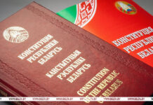 Президент Беларуси Александр Лукашенко поздравил соотечественников с Днем Конституции