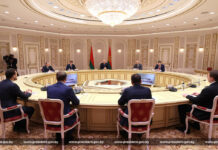 Александр Лукашенко встретился с губернатором Краснодарского края России Вениамином Кондратьевым