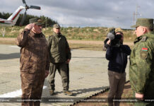 Президент Беларуси Александр Лукашенко во время рабочей поездки в Брестскую область 6 октября посетил учебный объект Министерства обороны «Узел сопротивления», сообщает пресс-служба Президента Республики Беларусь.