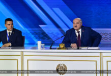 Александр Лукашенко принимает участие в Республиканском педагогическом совете