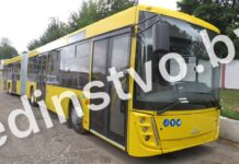 В Борисове три новых автобуса-гармошки