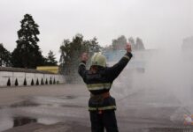 В Борисовском ГРОЧС проводили на заслуженный отдых Андрея Чернухо