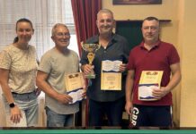 Бильярдисты из Борисова, Жодино, Смолевичей, Крупок и Минска сражались в стенах ФОЦа