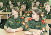 С кем встретились учащиеся Борисовского кадетского училища?