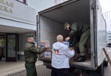 «Спина к спине»: борисовчане передали в Курскую область более двух тонн гуманитарной помощи