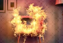 Что делать, если загорелся электроприбор?