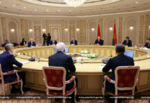 Александр Лукашенко встретился с губернатором Смоленской области Российской Федерации