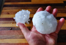 На ЮАР обрушился град размером с теннисный мяч