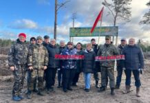 Борисовчане приняли участие в акции «Дай лесу новае жыцце!» в Воложинском районе