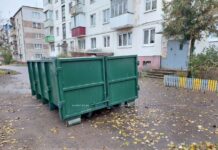 В Борисове на ул. Чапаева теперь установлены два контейнера для КГО
