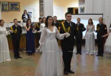 Новогодний бал кадетов прошел в Староборисовском Доме культуры