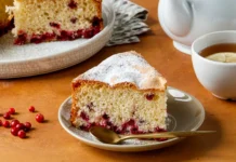 Приготовим шарлотку из… клюквы