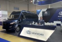 Борисовский автобус был представлен на выставке в Москве