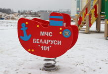 Где в Борисове установили детскую площадку в стиле МЧС