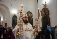 В праздник Святого Богоявления епископ Амвросий возглавил Божественную литургию в кафедральном соборе Воскресения Христова города Борисова