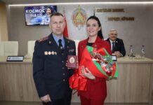 Первая женщина-космонавт в истории суверенной Беларуси Марина Василевская посетила Борисовское РУВД