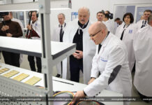 Александр Лукашенко 14 февраля посетил ОАО “ИНТЕГРАЛ”