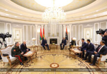 Александр Лукашенко встретился с фельдмаршалом и верховным главнокомандующим Ливийской национальной армией Халифой Белкасимом Хафтаром