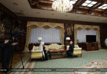 Александр Лукашенко обсудил с Митрополитом Вениамином создание религиозных центров