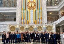 Делегация Борисовского района побывала во Дворце Независимости Республики Беларусь