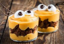 Десерт в стакане