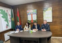 На базе Гливинского лесничества состоялось выездное заседание ОПОП