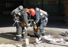 Борисовские спасатели провели тактико-специальные учения