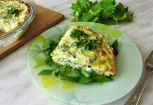 Фриттата из кабачков