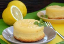 Тающие во рту лимонные пирожные: рецепт трехслойного чуда