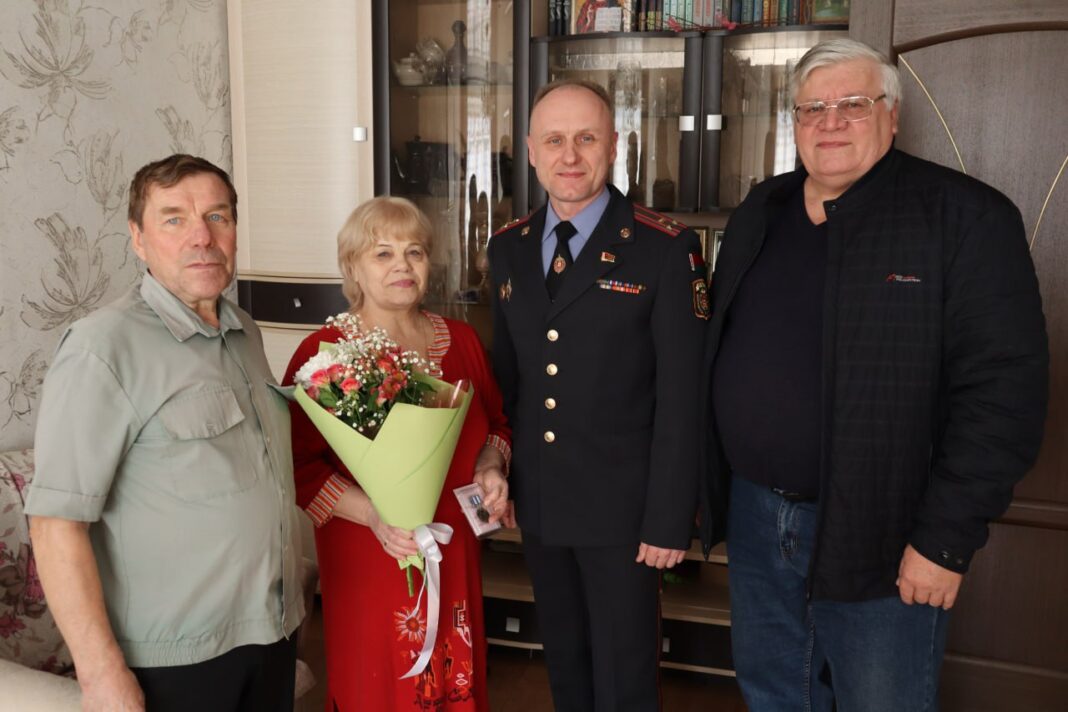 Супруга ветерана Борисовского РУВД и сотрудники