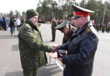 В 72 ОУЦ чествовали призванных из запаса военнообязанных