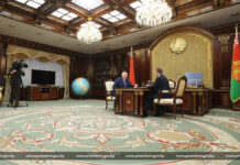 Александр Лукашенко принял с докладом Премьер-министра Александра Турчина