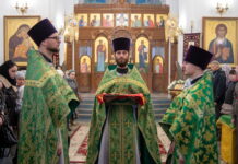 В Борисове состоялась праздничная Литургия в день Входа Господня в Иерусалим