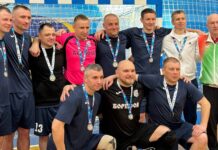 Борисовские ветераны футзала — с медалями национального турнира