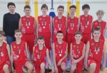 команда борисовской ДЮСШ-2 по баскетболу