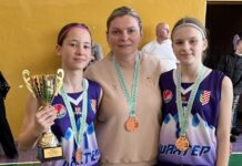 Юные борисовские баскетболистки стали лауреатами республиканских соревнований в рядах областной команды