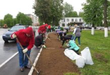 Трудовой десант депутатов Борисовщины высадился в Лошнице