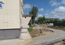 Фотофакт: комплексное благоустройство придомовой территории на ул. Лопатина, 44 в Борисове