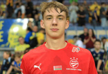 Арсений Скопец сыграл на Национальном футбольном стадионе