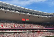 Делегация Борисовского района побывала на открытии нового спортивного объекта республиканского значения