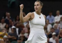 Арина Соболенко в третий раз прошла в полуфинал Уимблдона
