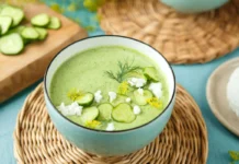 Свежий и вкусный: огуречный суп — идеальное блюдо для жаркого дня