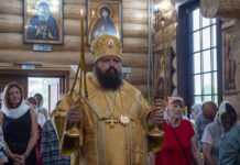 Епископ Амвросий возглавил богослужение в Борисове в день памяти князя Владимира и 1037-летия Крещения Руси